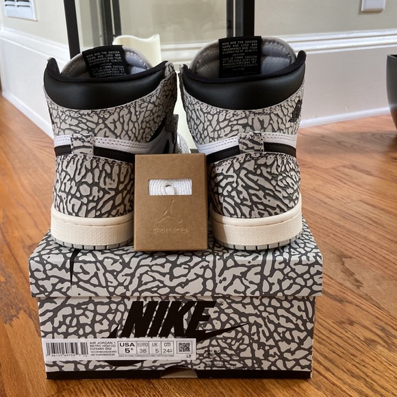 Air jordan 1 white cement - Picture 5 of 11